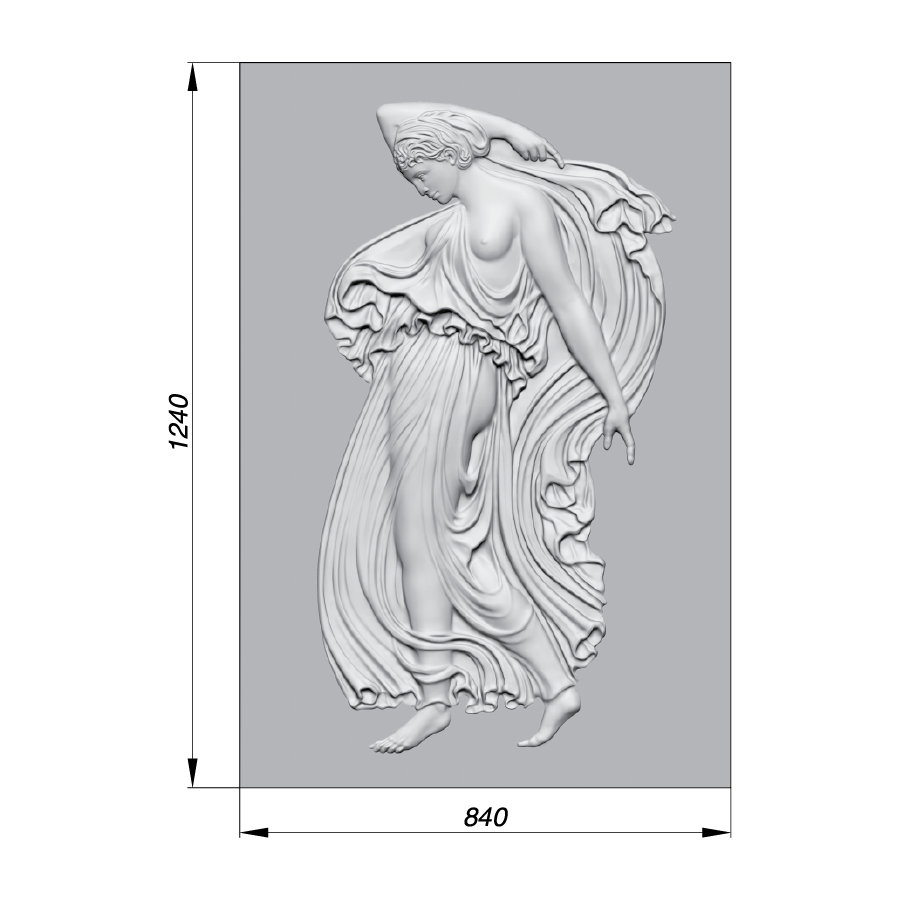 Барельеф ABA124-3