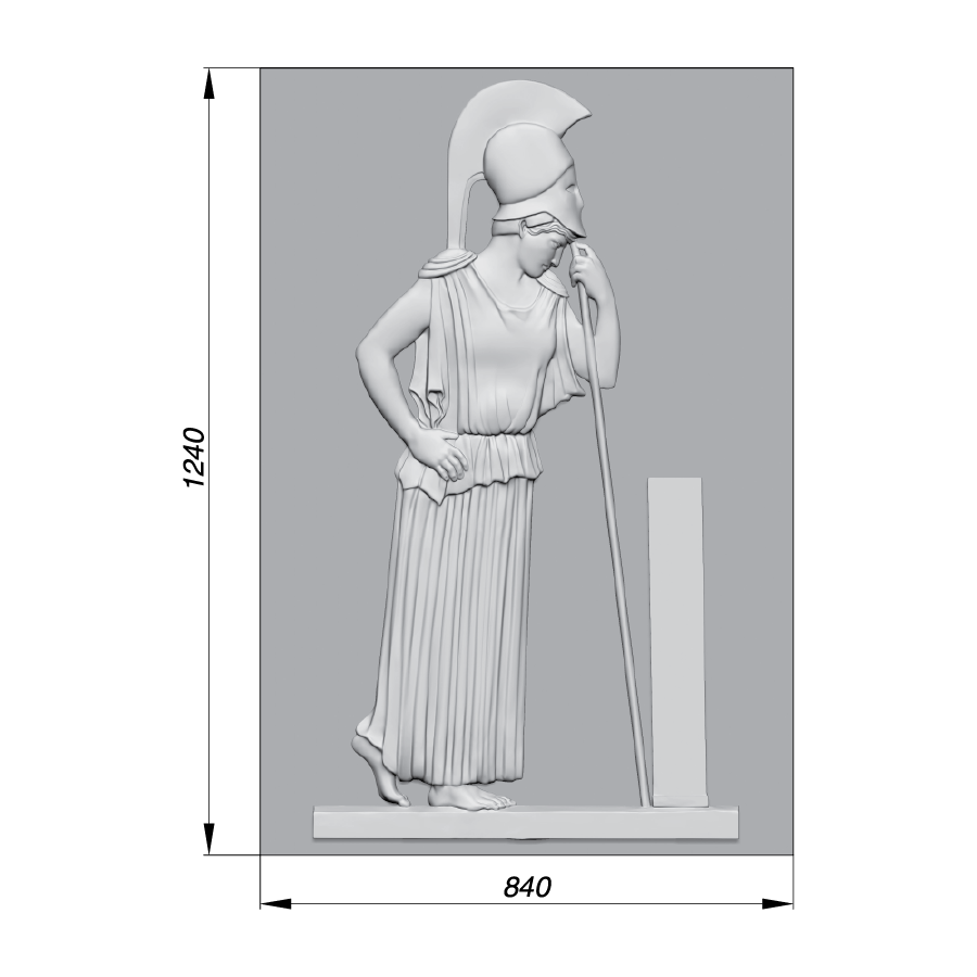 Барельеф ABA124-2