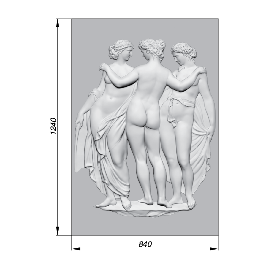 Барельеф ABA124-4