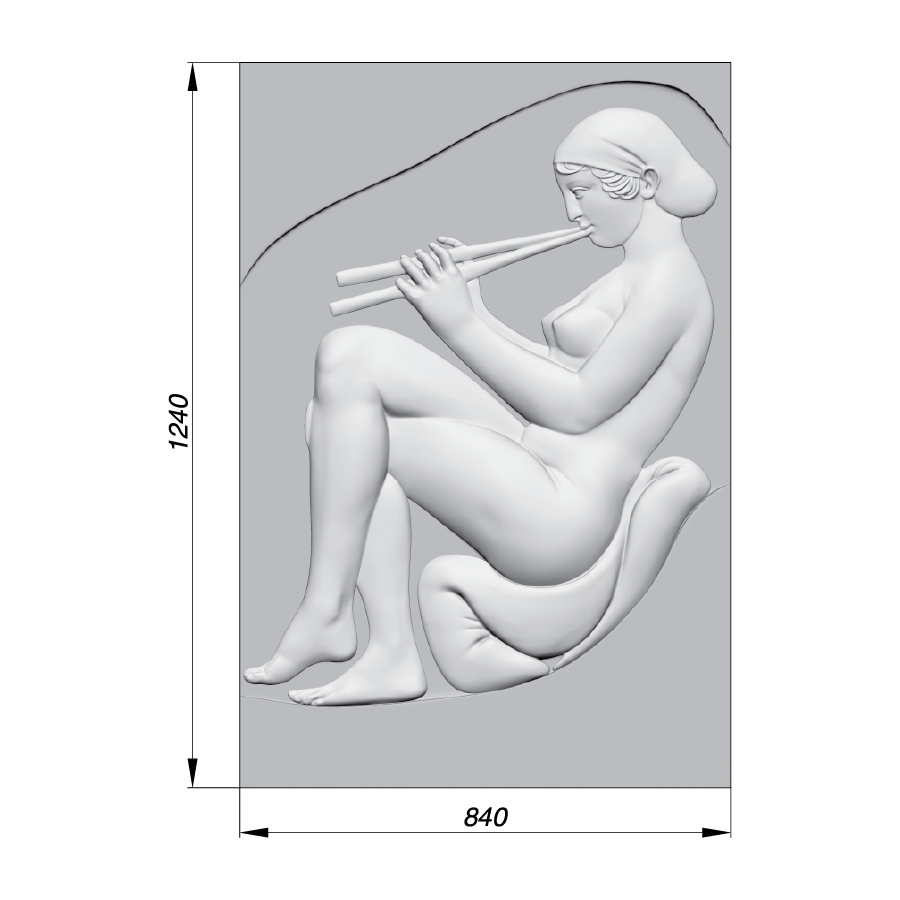 Барельеф ABA124-5