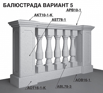 Балюстрады и ограждения