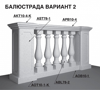 Балюстрады и ограждения