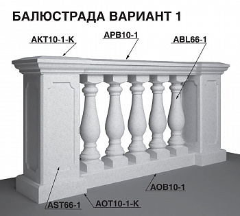 Балюстрады и ограждения