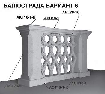 Балюстрады и ограждения