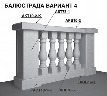 Балюстрады и ограждения